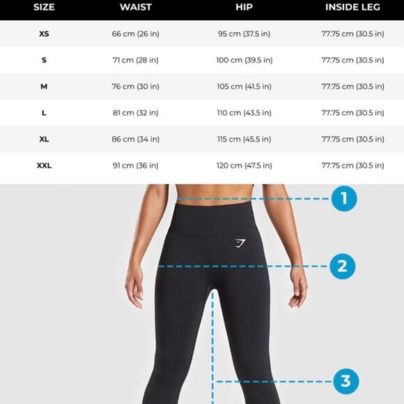 Gymshark Leggings XS Geo Capri Teal EUC - Picture 10 of 11